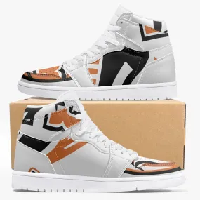 236. New High-Top Leather Sneakers - White