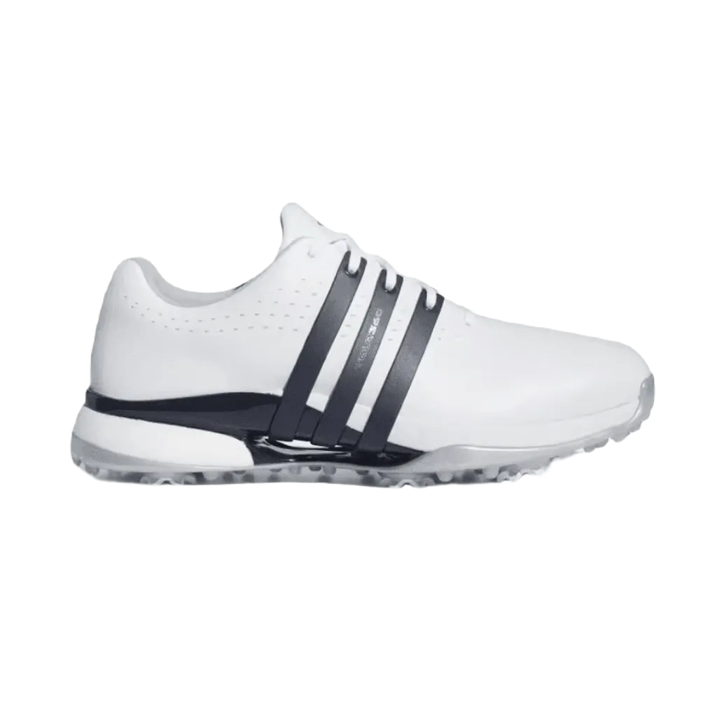 Adidas Tour360 24 Golf Shoes - White/Navy