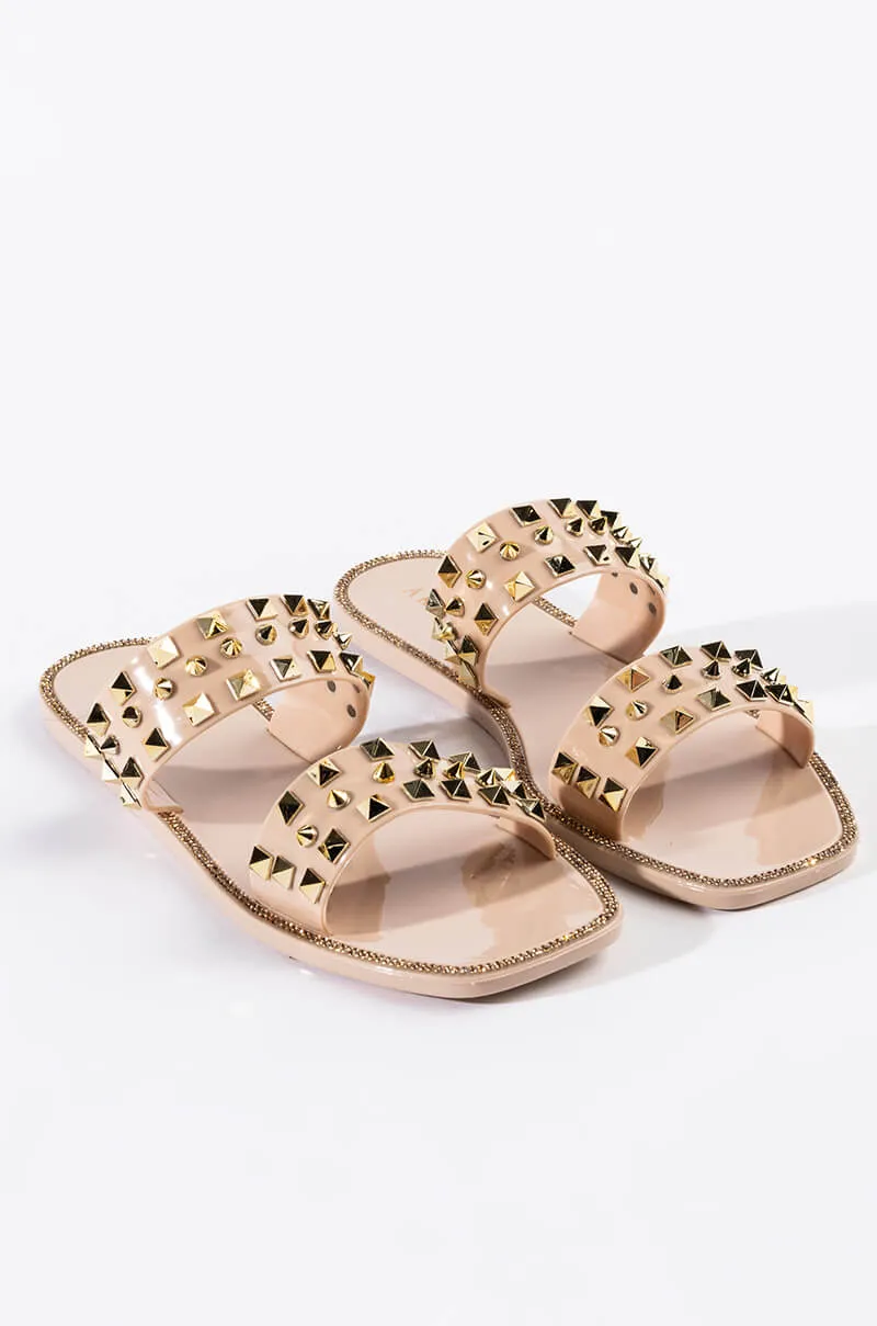 ALL DAY LONG FLAT SANDAL IN NUDE