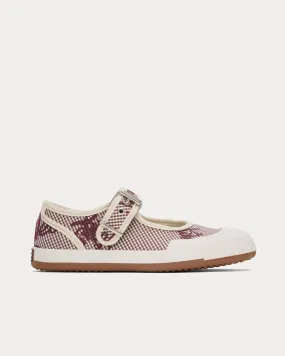 Animal Gym Bar Gingham / VW Brown Slip On Sandals