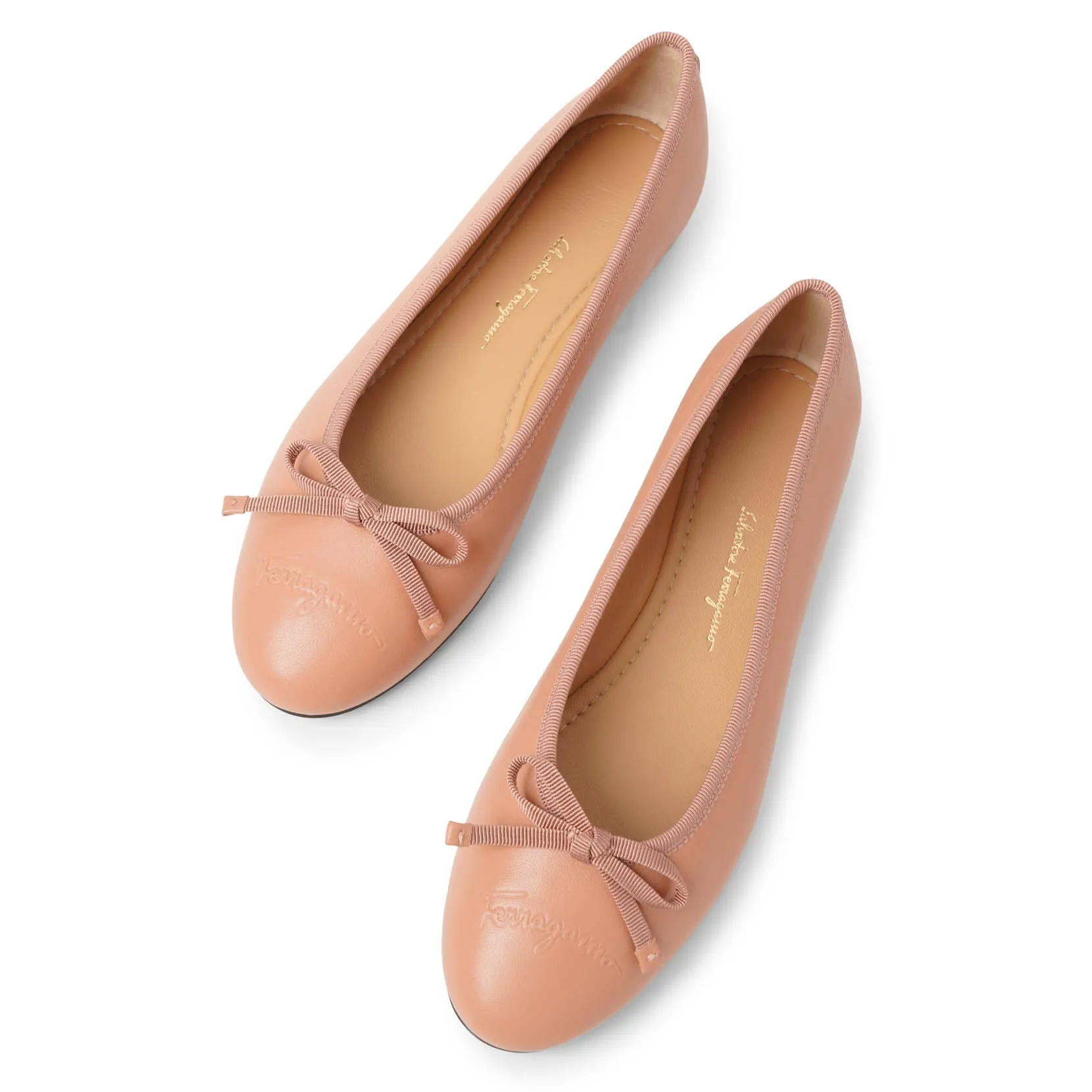 Ballerina new blush leather flats