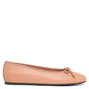 Ballerina new blush leather flats