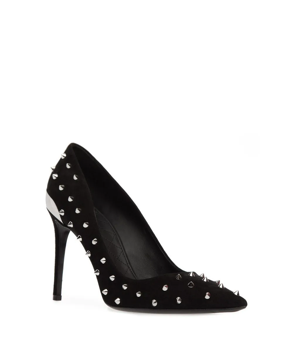 BALMAIN WOMEN All Over Spiked Heels Black