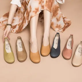 Basic Everyday Pointed Toe Ballerina Shoes