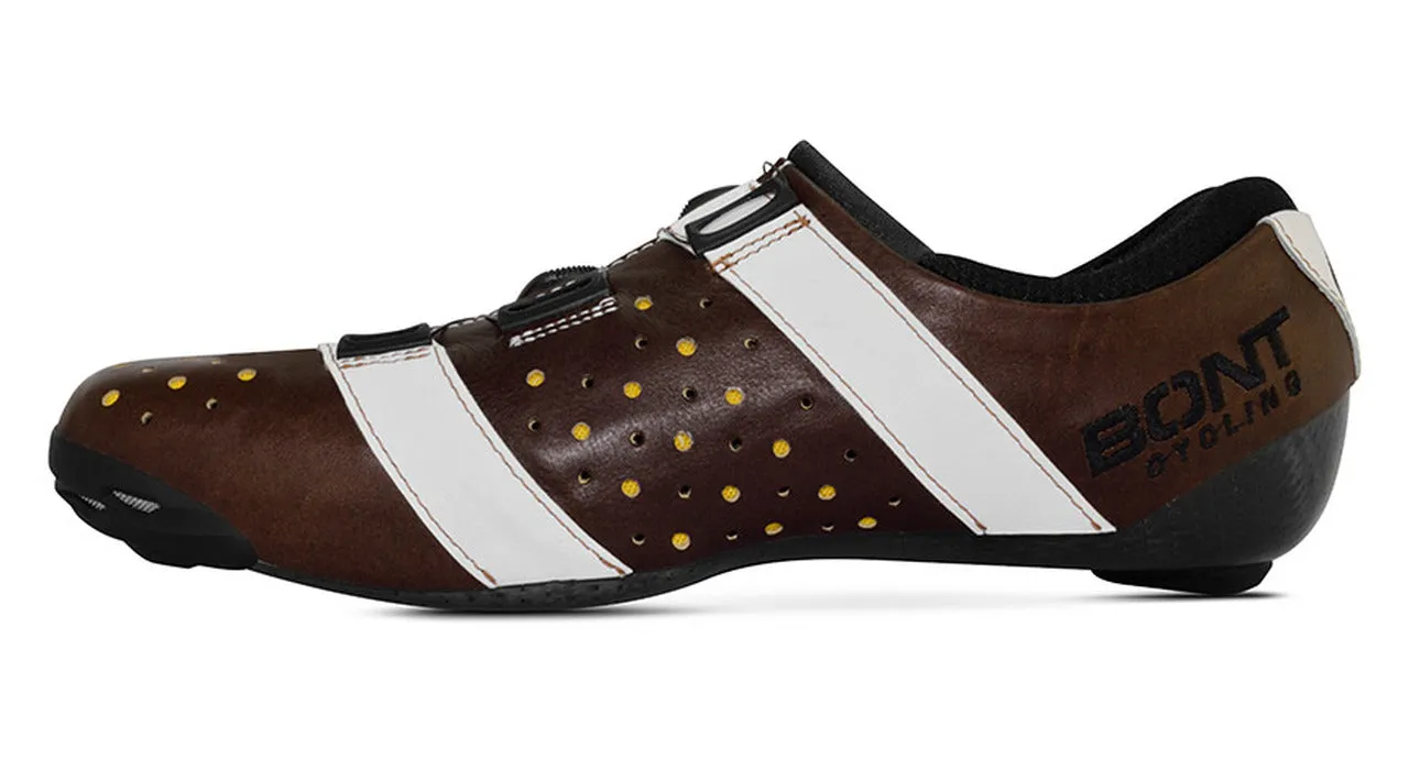 Bont Road Shoes Vaypor   Brown/White Stripes