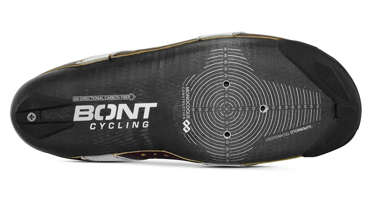 Bont Road Shoes Vaypor   Brown/White Stripes