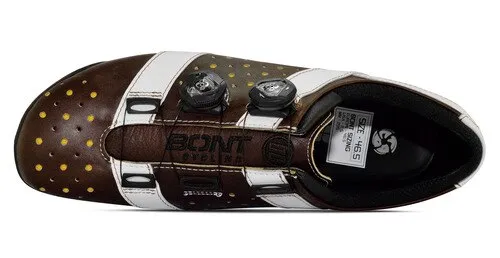 Bont Road Shoes Vaypor   Brown/White Stripes