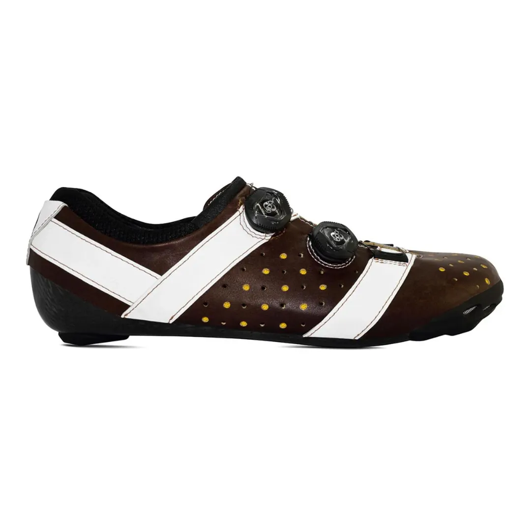 Bont Road Shoes Vaypor   Brown/White Stripes