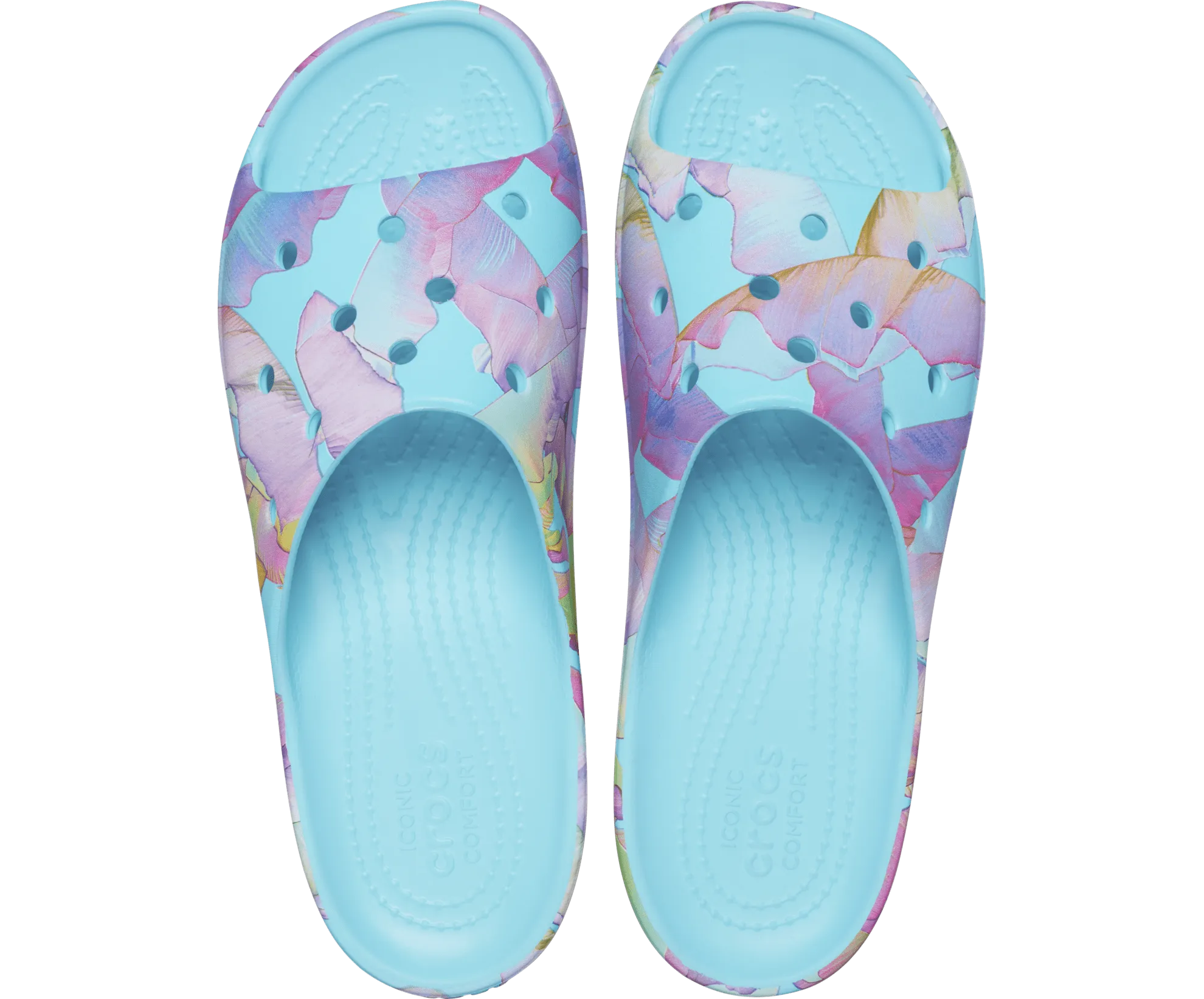 Classic Platform Palm Print Slide