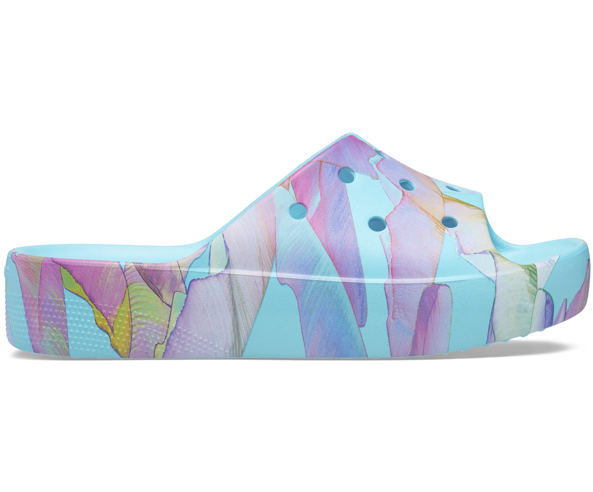 Classic Platform Palm Print Slide