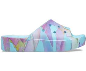 Classic Platform Palm Print Slide