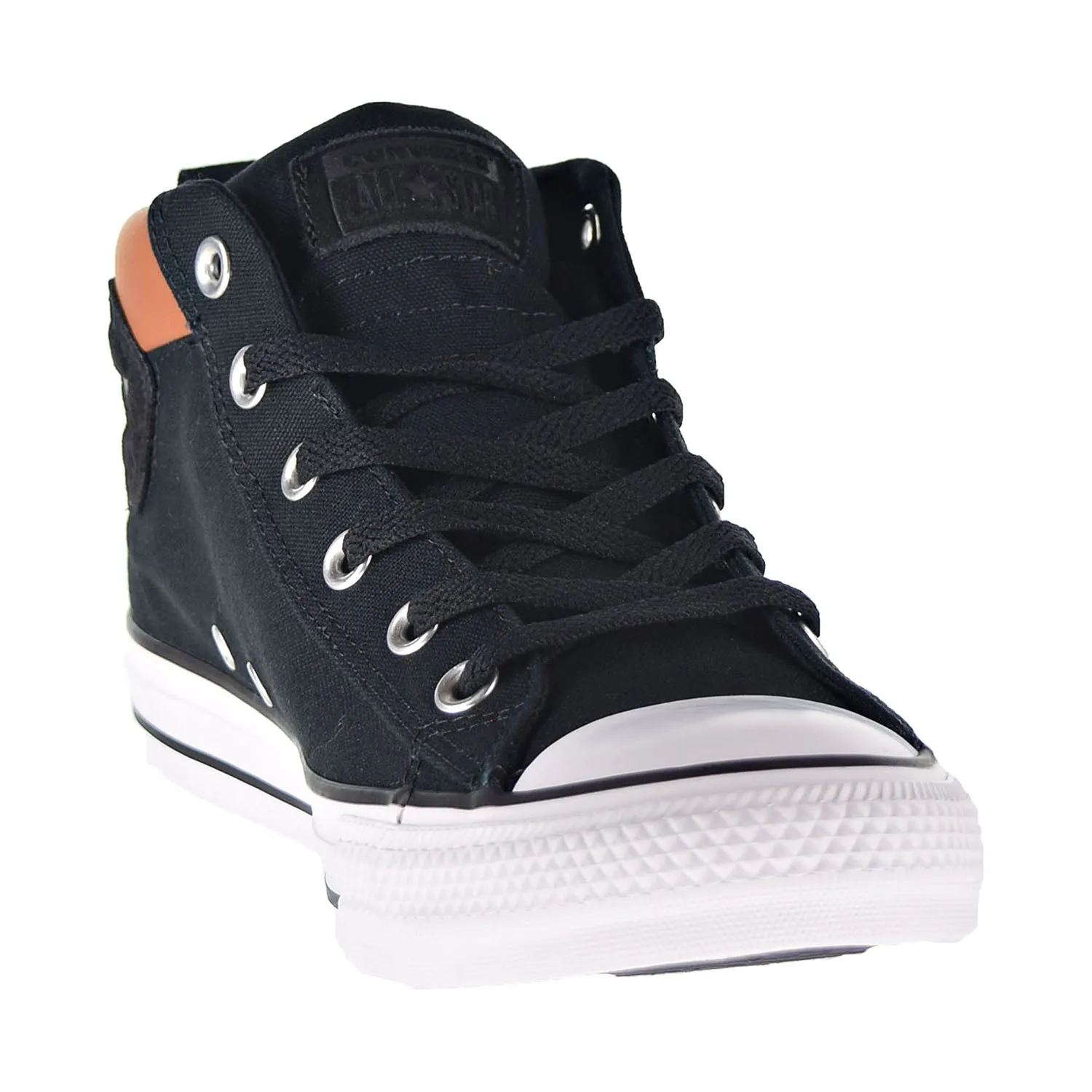 Converse Chuck Taylor All Star Street Mid Men's Shoes Black-Warm Tan-White