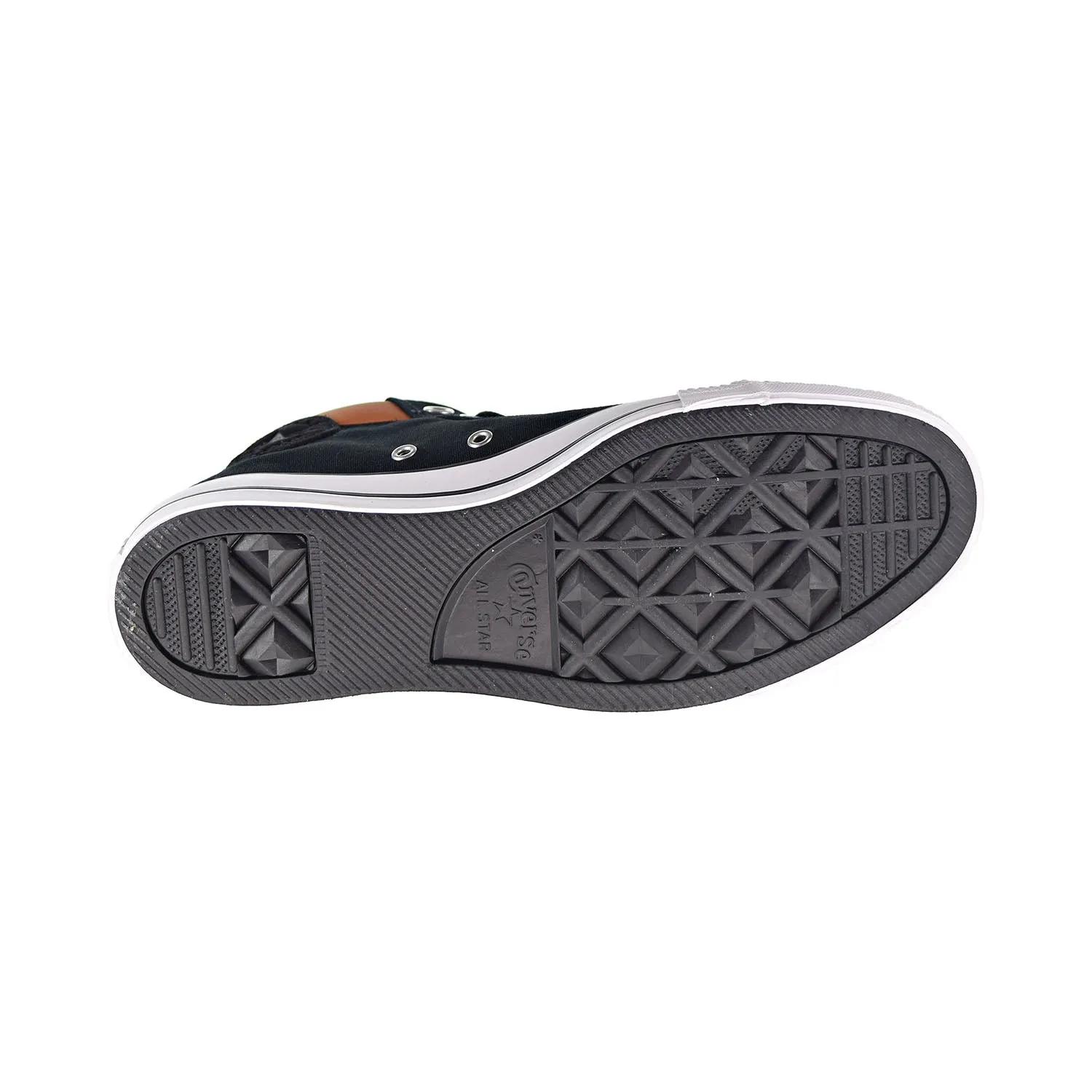 Converse Chuck Taylor All Star Street Mid Men's Shoes Black-Warm Tan-White