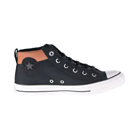 Converse Chuck Taylor All Star Street Mid Men's Shoes Black-Warm Tan-White