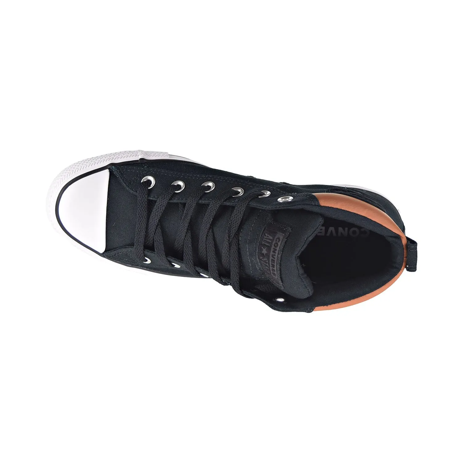 Converse Chuck Taylor All Star Street Mid Men's Shoes Black-Warm Tan-White