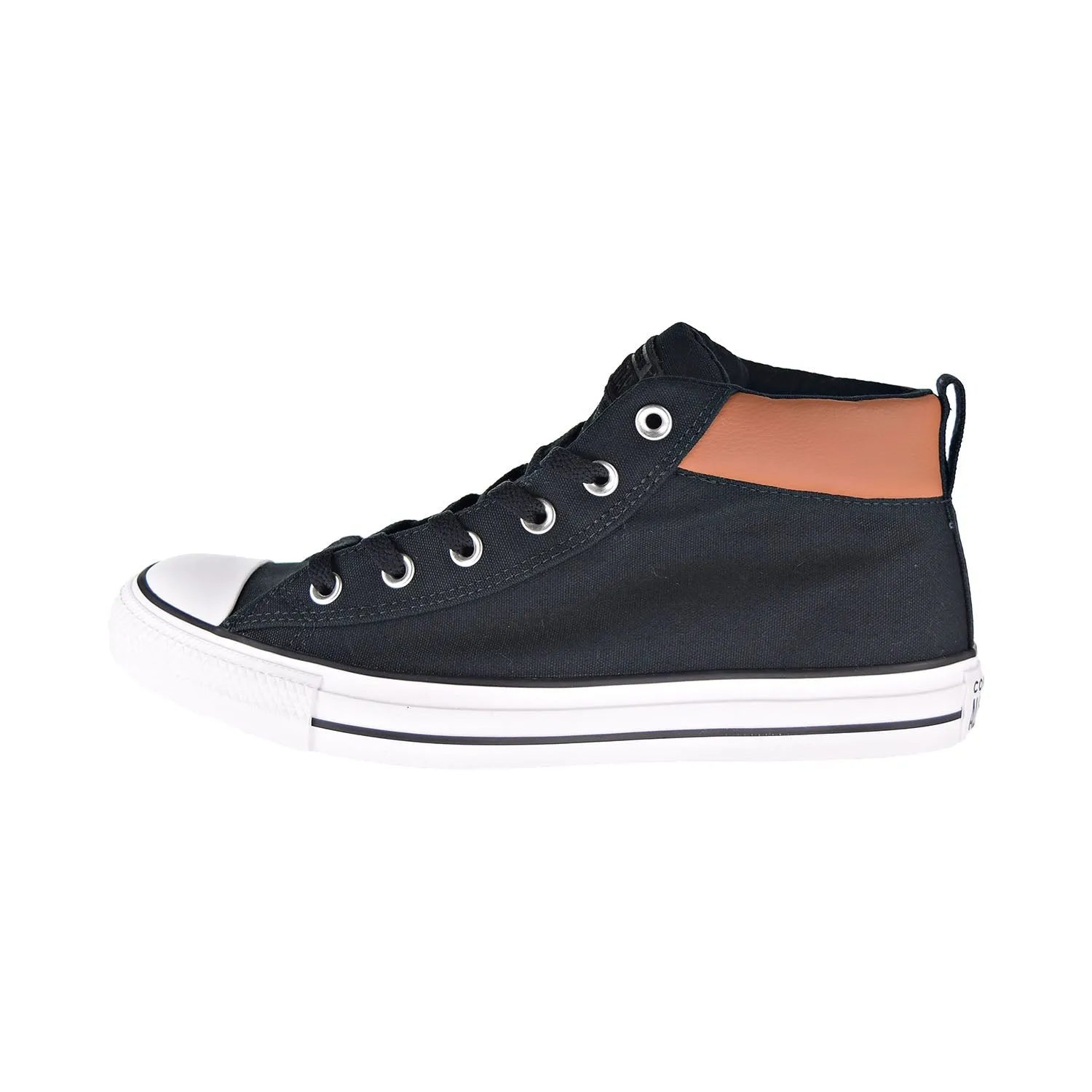 Converse Chuck Taylor All Star Street Mid Men's Shoes Black-Warm Tan-White