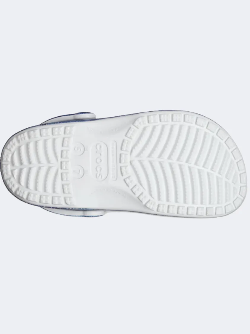 Crocs Classic Denim Clog Unisex Lifestyle Slippers Moonlight