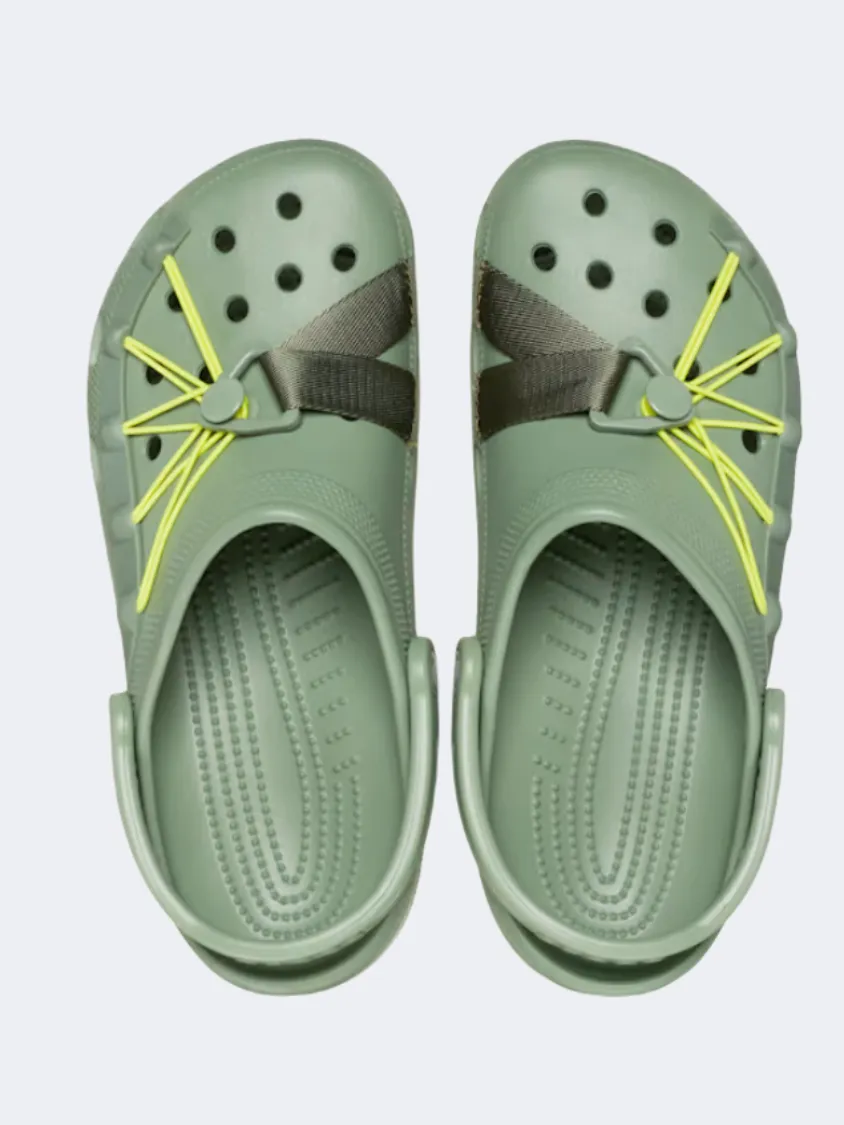 Crocs Classic Lockdown Clog Unisex Lifestyle Slippers Moss/Multicolor