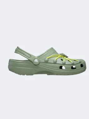 Crocs Classic Lockdown Clog Unisex Lifestyle Slippers Moss/Multicolor