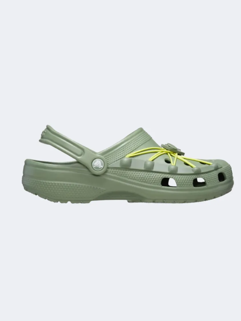 Crocs Classic Lockdown Clog Unisex Lifestyle Slippers Moss/Multicolor