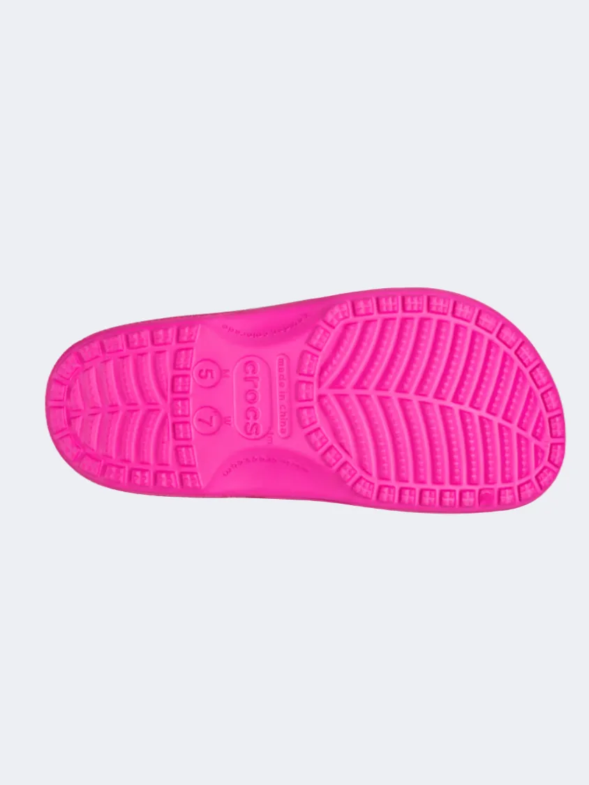 Crocs Classic Neon Clog Unisex Lifestyle Slippers Pink Crush
