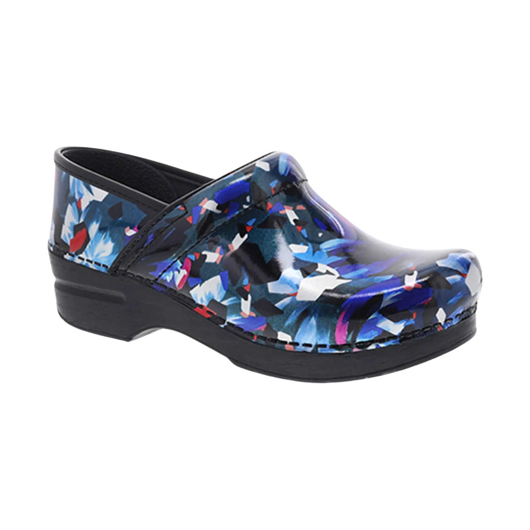 Dansko Women's Professional - Graphic Floral Patent - ONLINE STORE CREDIT/EXCHANGE ONLY