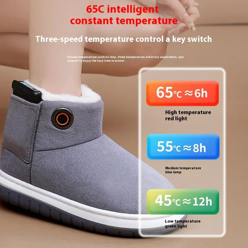 Electric Heated Boots with Rechargeable Heating Technology for Ultimate Winter Comfort