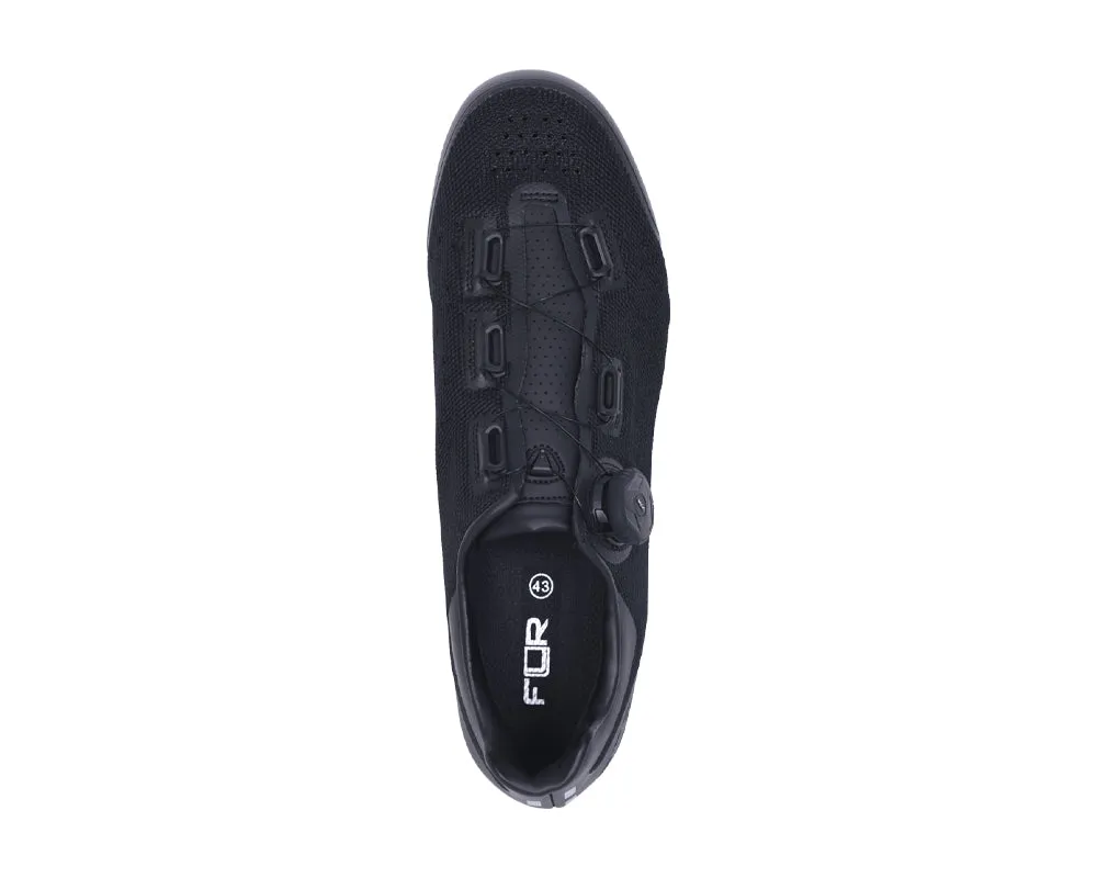 FLR F-70 Knit MTB & Gravel Shoes - Black