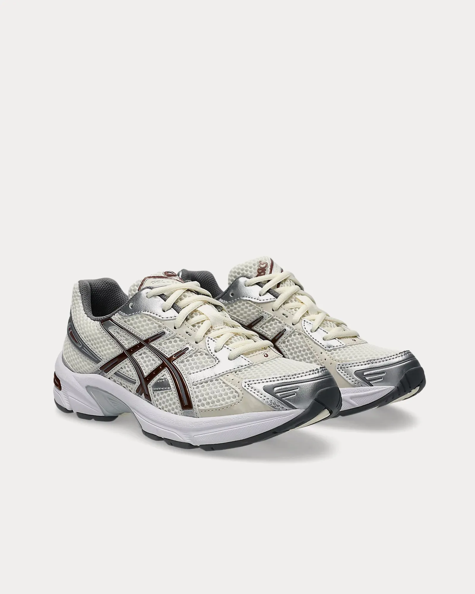 Gel-1130 Cream / Reddish Brown Low Top Sneakers