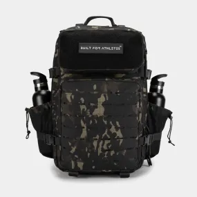 LARGE GYM BACKPACK BUILT FOR ATHLETES BLACK CAMO