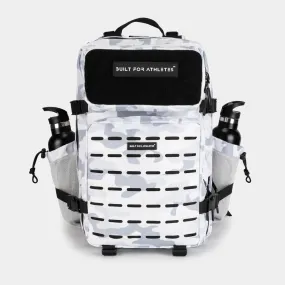 LARGE GYM BACKPACK BUILT FOR ATHLETES WHITE CAMO