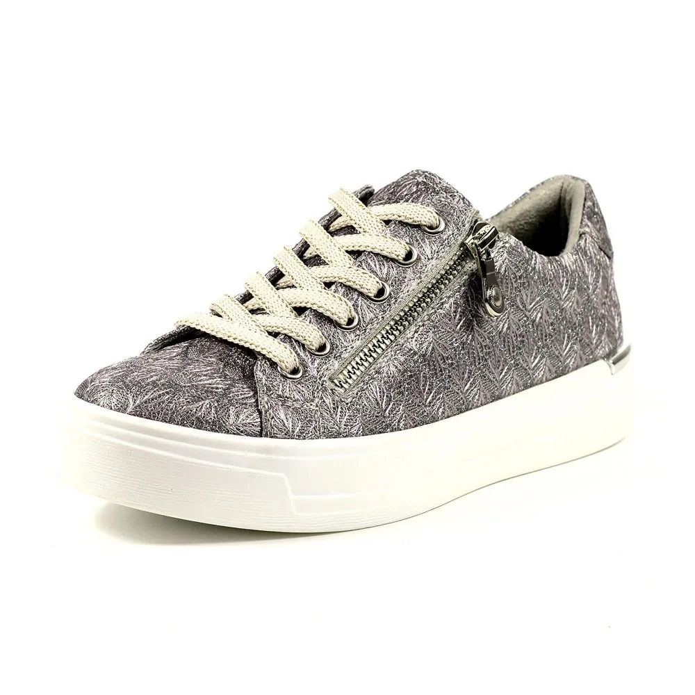 Lunar Layne Ladies Zip Side Sneaker