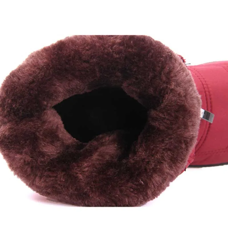 Mid-Calf Down Waterproof Ladies Snow Boat