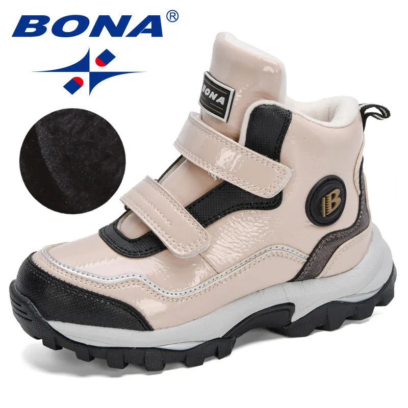 New Designers Winter Boys Snow Boots Ankle Kids Boots