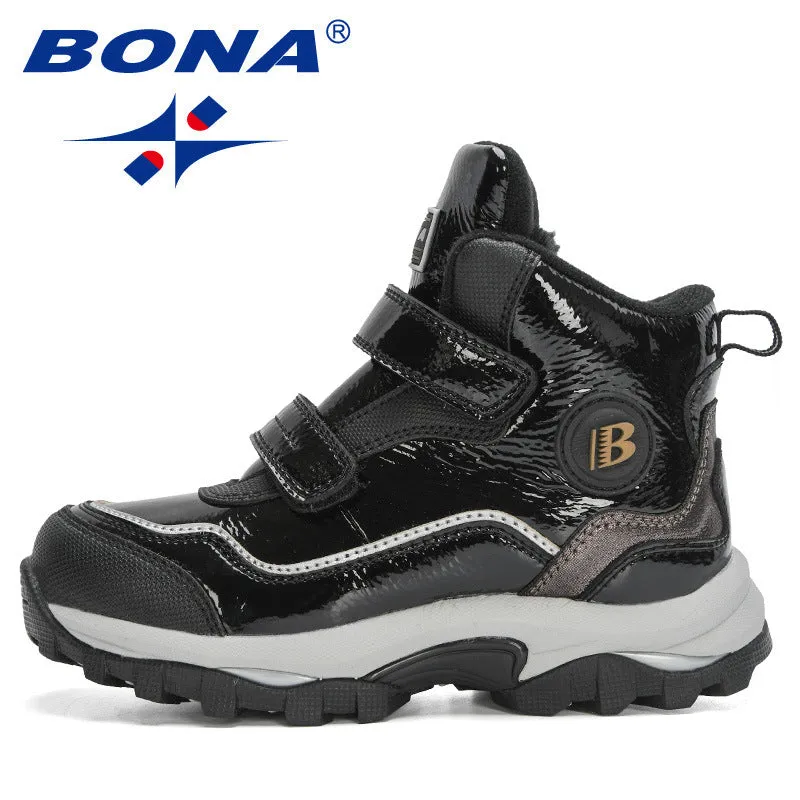New Designers Winter Boys Snow Boots Ankle Kids Boots