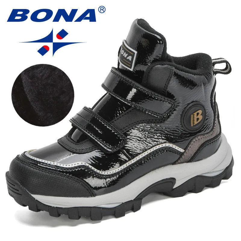 New Designers Winter Boys Snow Boots Ankle Kids Boots