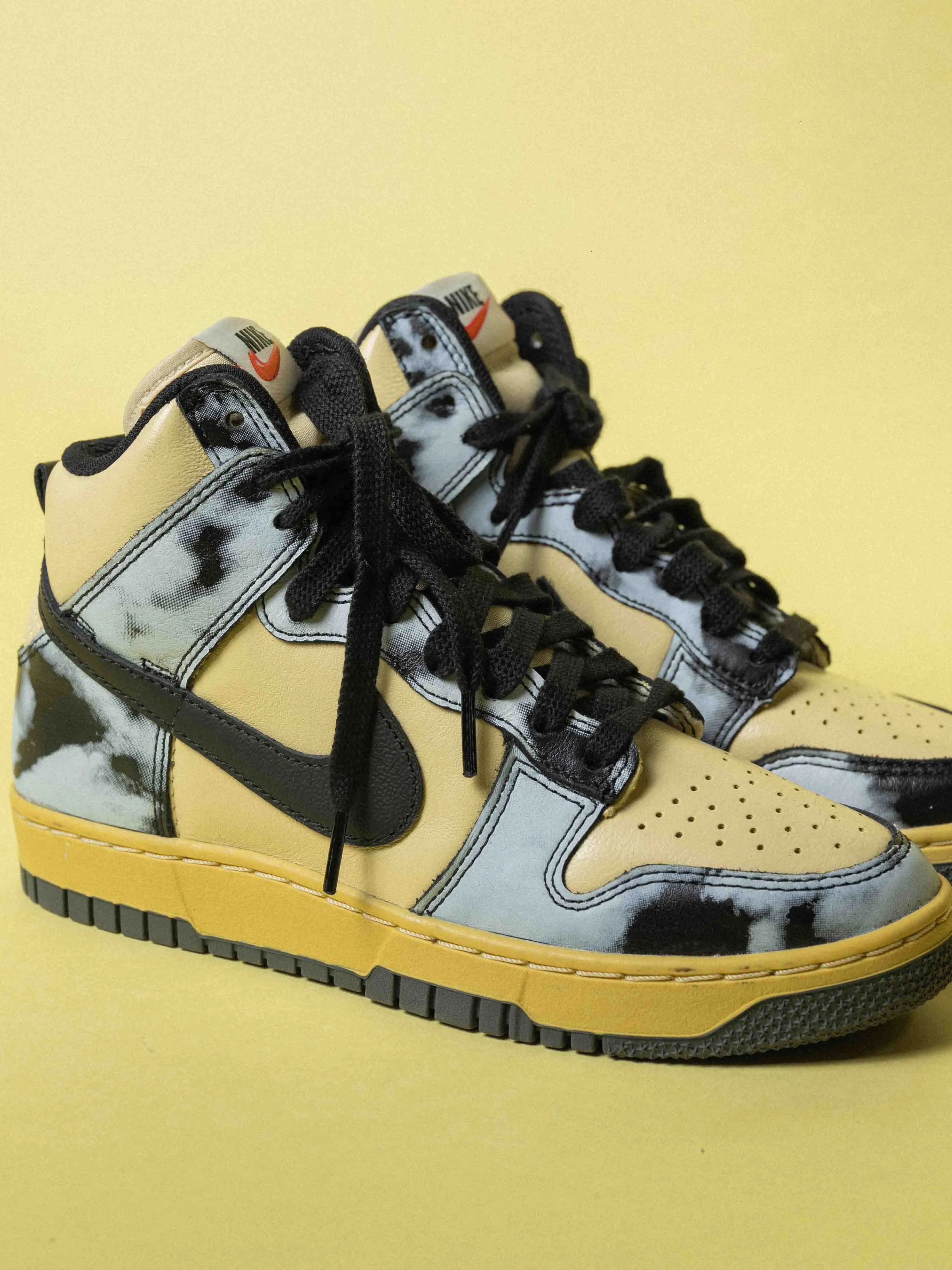Nike Dunk High 1985 Black Acid Wash