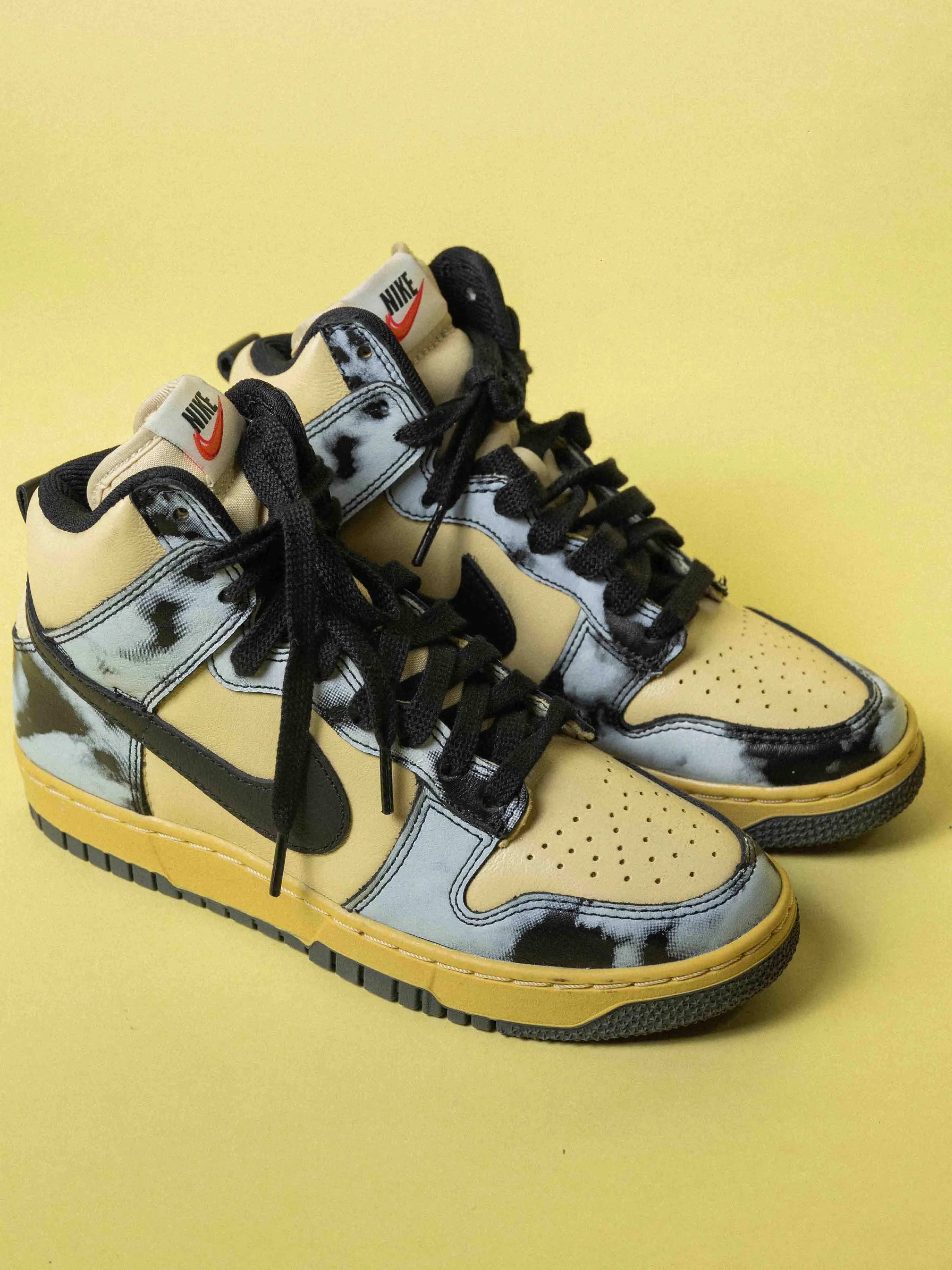 Nike Dunk High 1985 Black Acid Wash