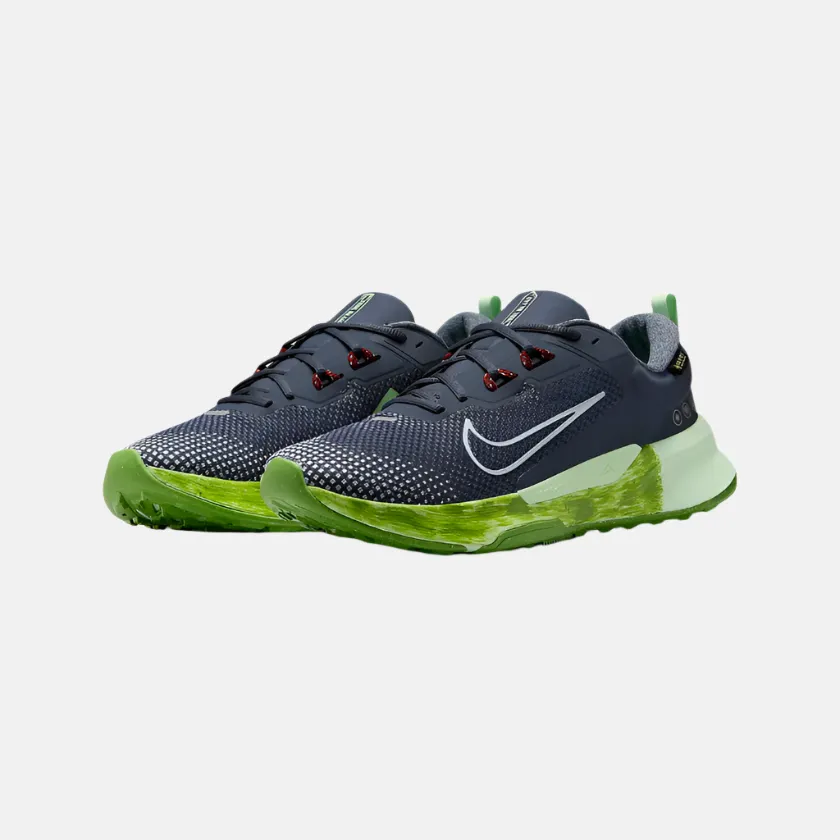 Nike Juniper Trail 2 GORE-TEX Men's Trail-Running Shoes -Thunder Blue/Vapour Green/Chlorophyll/Light Armoury Blue