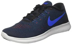Nike Mens Free Run Navy Black Mesh Trainers 11 US