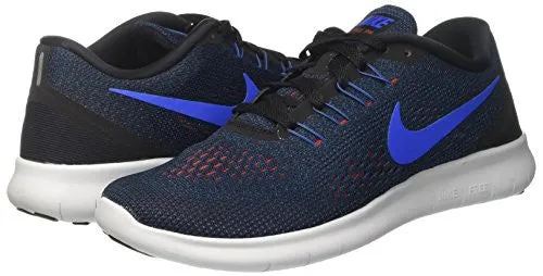 Nike Mens Free Run Navy Black Mesh Trainers 11 US