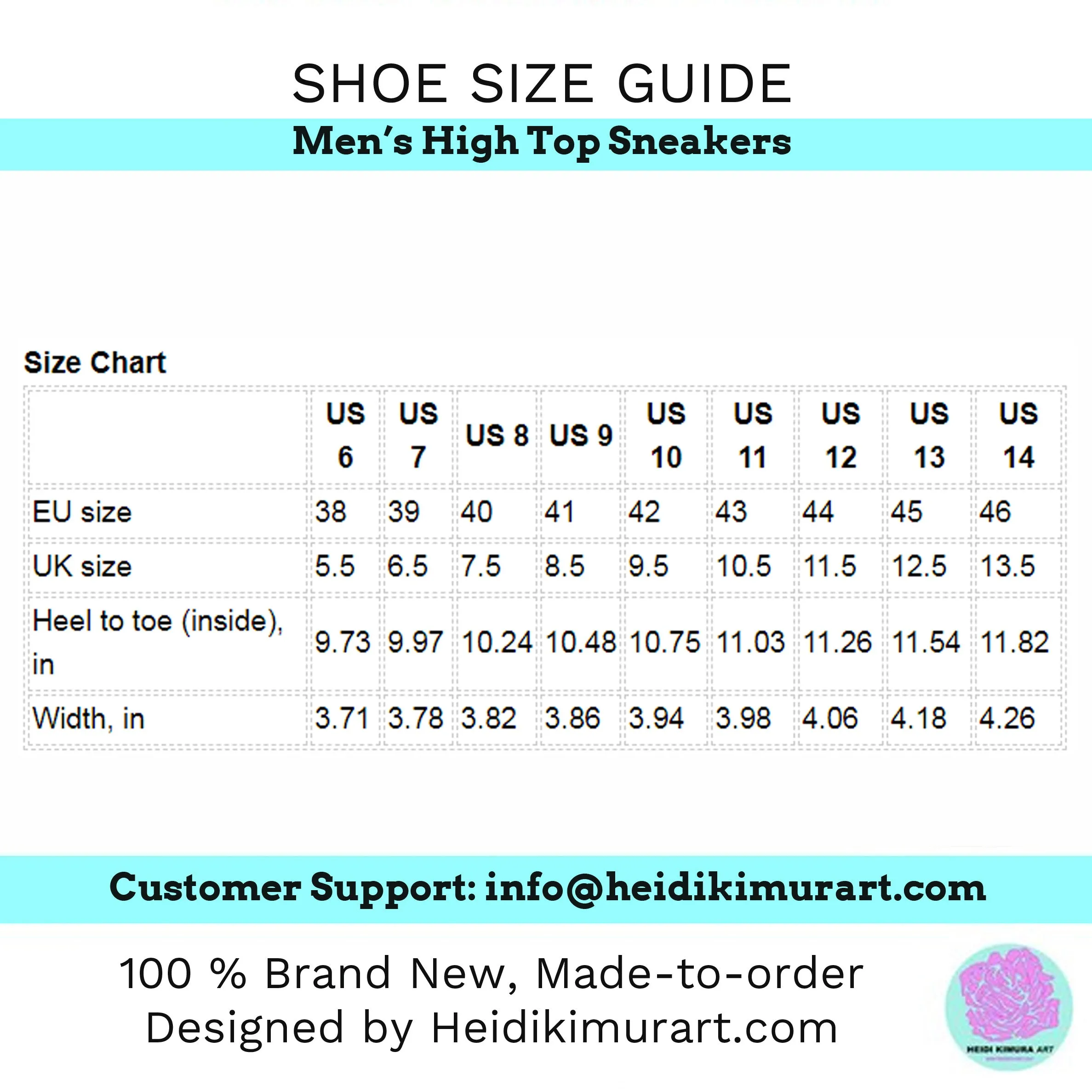 Orange Men's High-top Sneakers, Solid Color Minimalist Designer Tennis Running Shoes (US Size: 6-14)