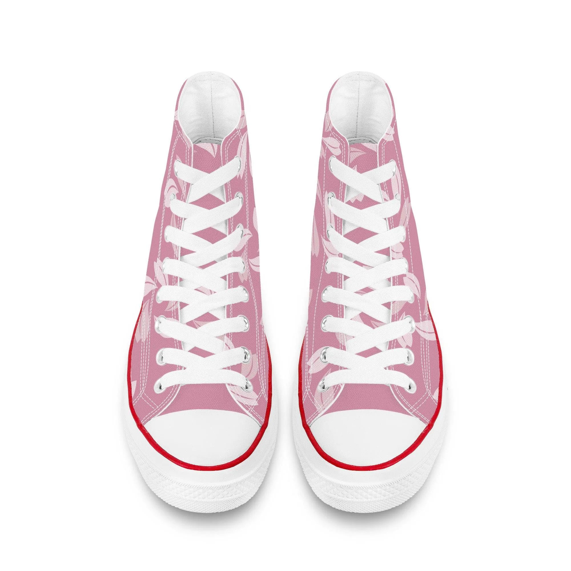 Pinku ピンク- Pink High Top Canvas Shoes