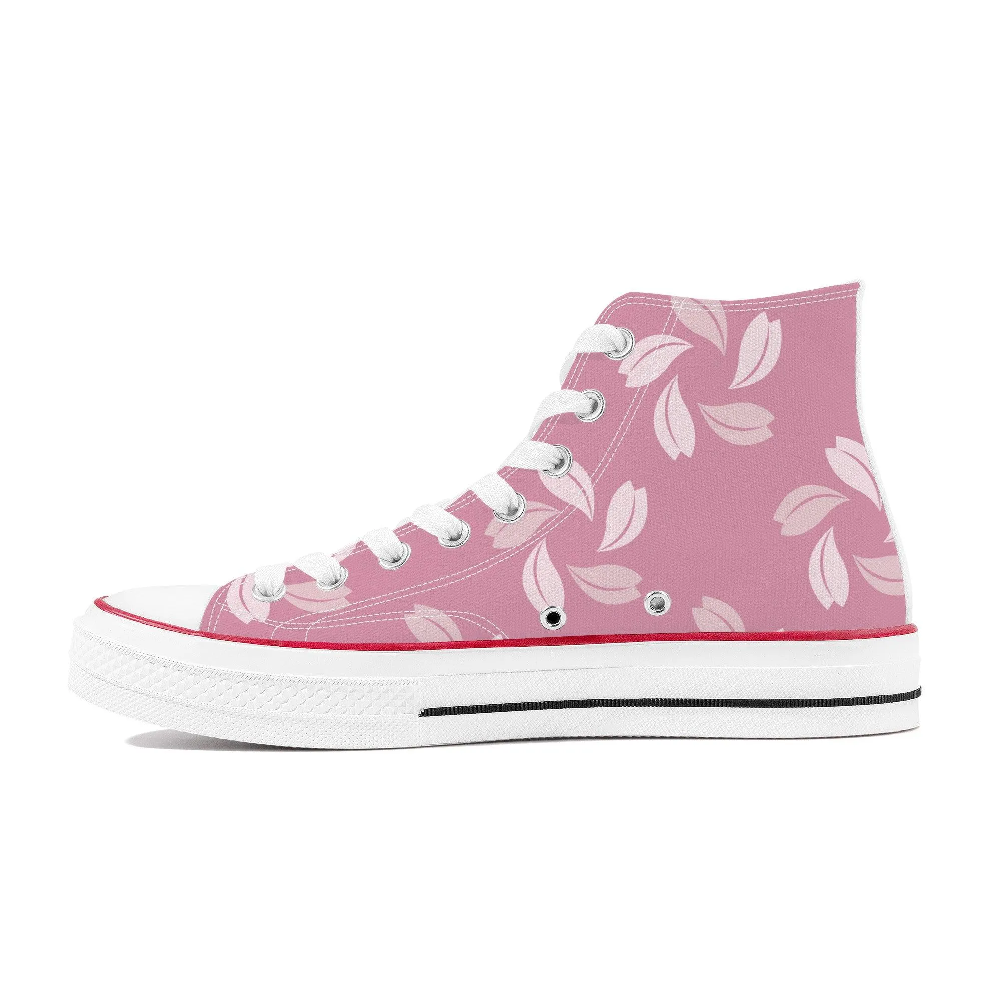 Pinku ピンク- Pink High Top Canvas Shoes