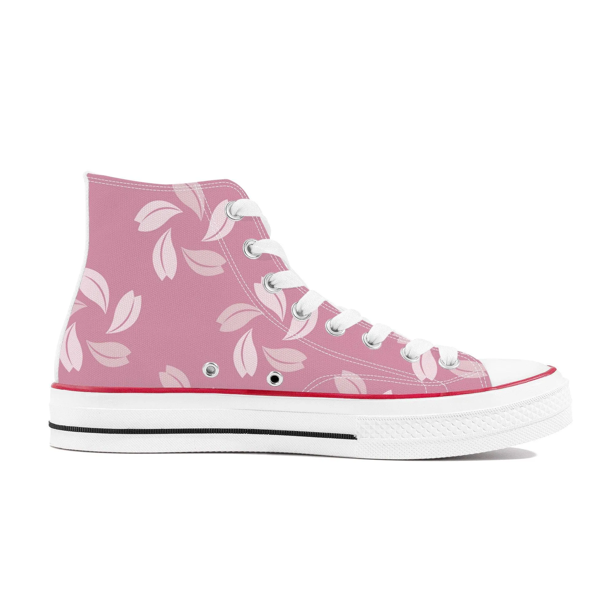 Pinku ピンク- Pink High Top Canvas Shoes