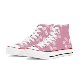 Pinku ピンク- Pink High Top Canvas Shoes
