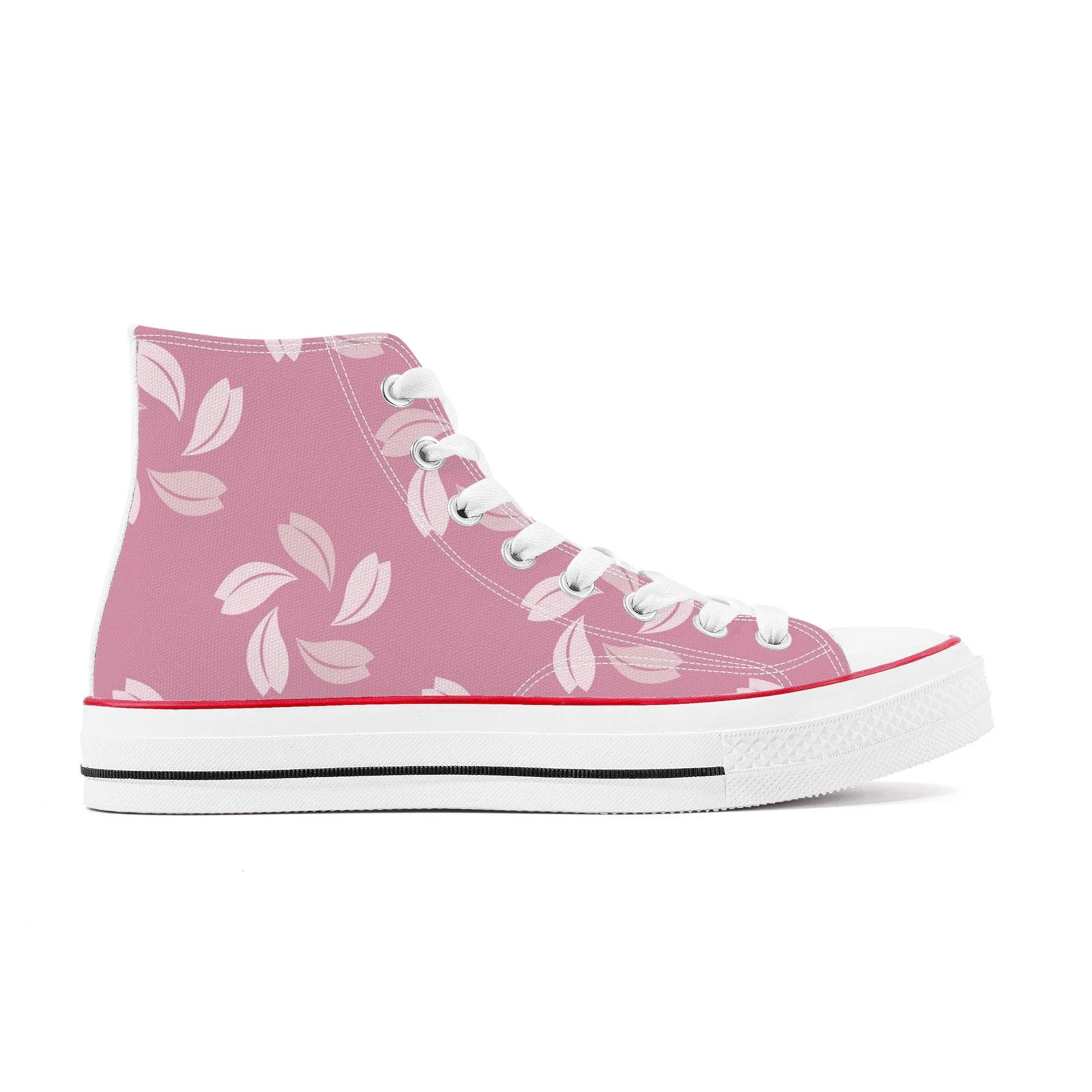 Pinku ピンク- Pink High Top Canvas Shoes