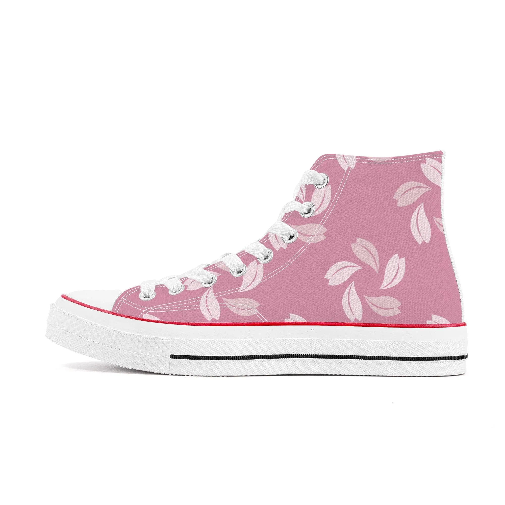 Pinku ピンク- Pink High Top Canvas Shoes