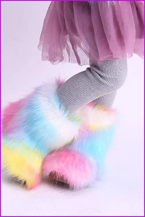 [Pre-sale] Kids Faux Fur Winter Boots F201