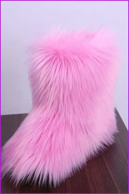 [Pre-sale] Kids Faux Fur Winter Boots F201